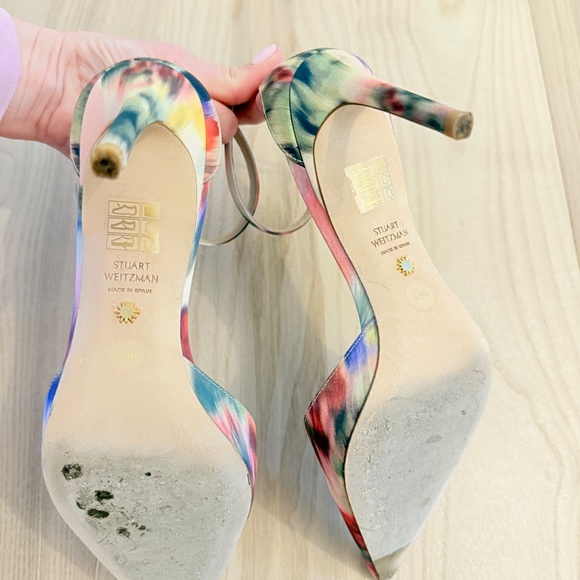 STUART WEITZMAN 38.5 ( 8.5)  ANKLE STRAP PUMP - Picture 9 of 9